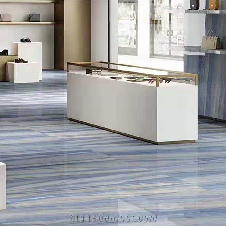 Azul Imperial Venato Quartzite Azul Do Macaubas