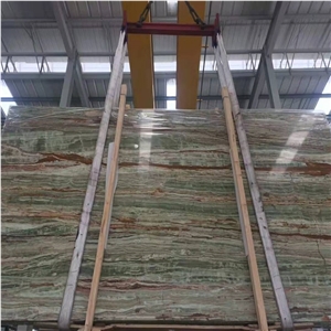 Bamboo Green Onyx Vanitity Top Countertop Design