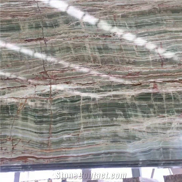 Bamboo Green Onyx Vanitity Top Countertop Design