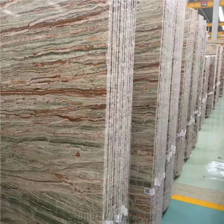 Bamboo Green Onyx Vanitity Top Countertop Design
