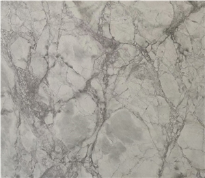 Bookmatched Calacatta Super White Quartzite Slab