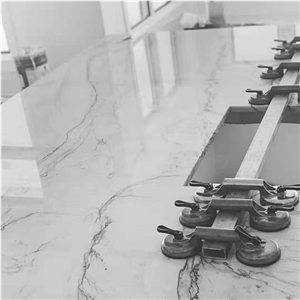 Brazil White Quartzite Black Lines Stone Slabs Brazil White Quartzite Black Lines Stone Slabs