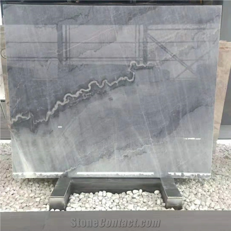 Bruce Grey Marble Stone Slab for Construction