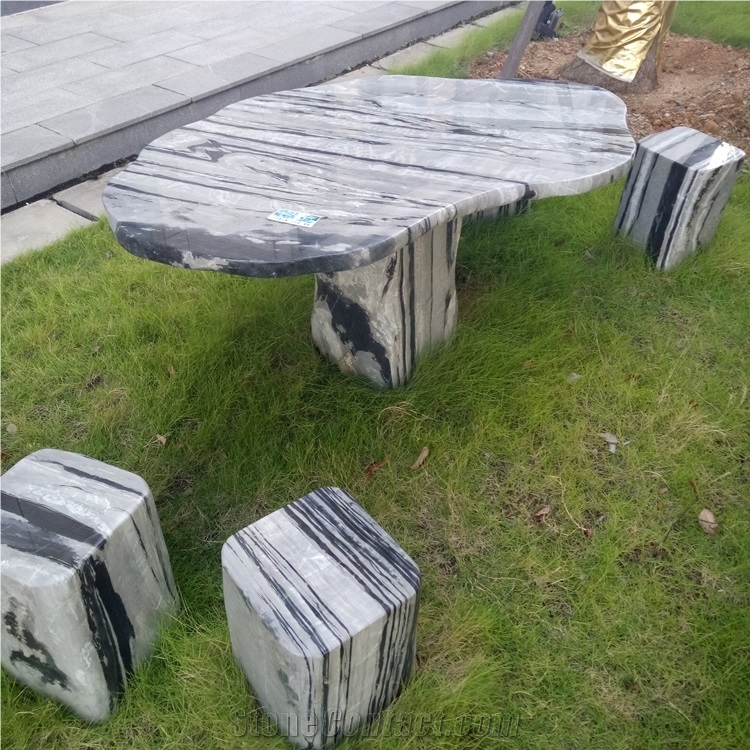 Garden Stone Bench Outdoor Marble Bench Top