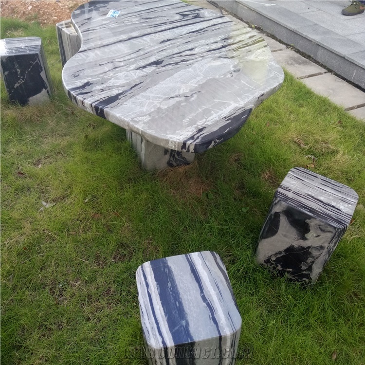 Garden Stone Bench Outdoor Marble Bench Top