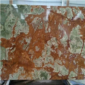Pakistan Ancient Green Onyx Slab for Walling