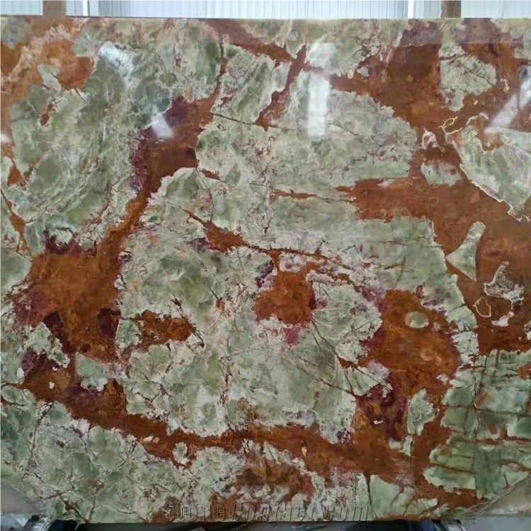 Pakistan Ancient Green Onyx Slab for Walling