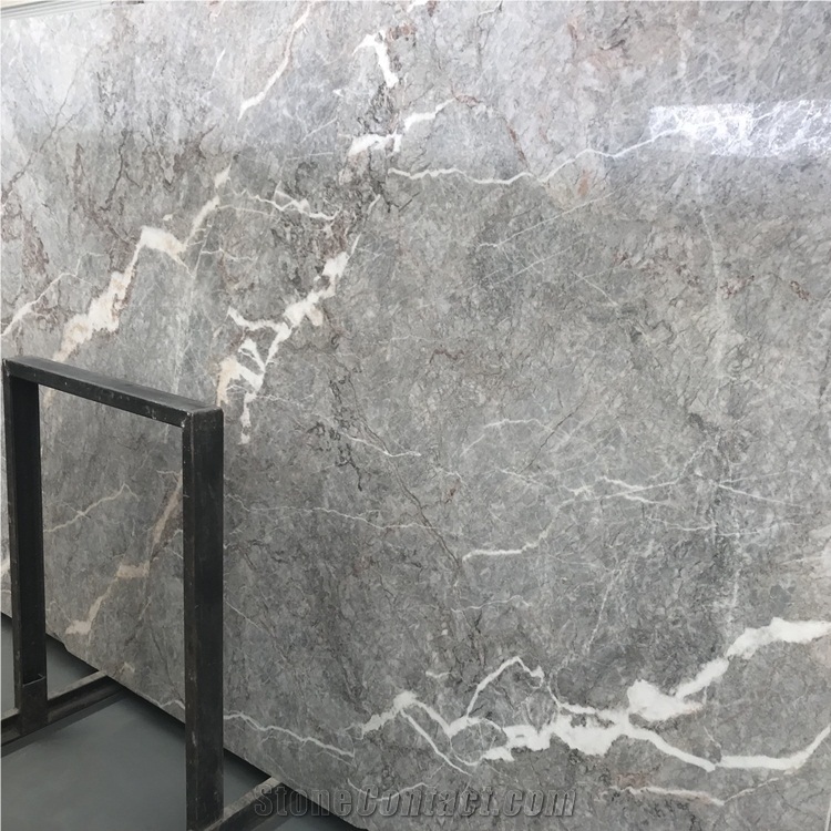Pascal Grey Marble Slabs