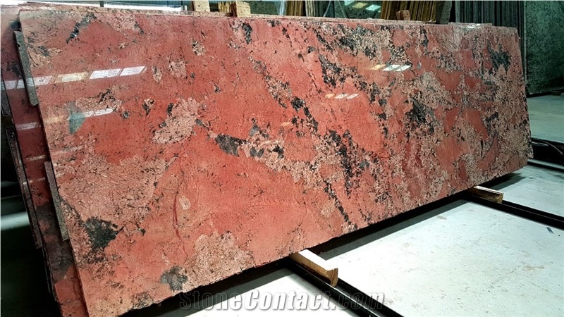 Alaska Red Granite Slabs