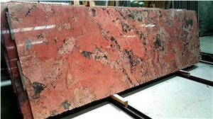 Alaska Red Granite Slabs