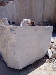 Bianco Perisian Volokas Marble Quarry Blocks,Iran White Stone