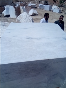Bianco Perisian Volokas Marble Quarry Blocks,Iran White Stone