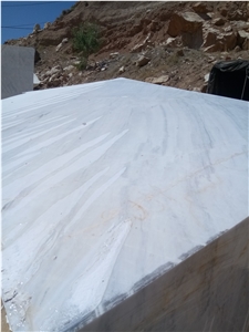 Bianco Persia Marble Quarry Blocks,Iran White Marble