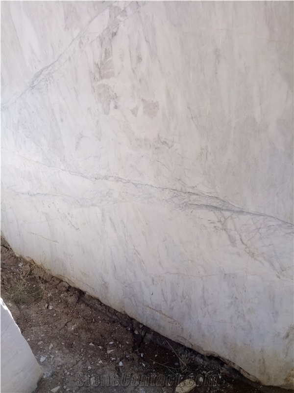 Bianco Persia Marble Quarry Blocks,Iran White Marble