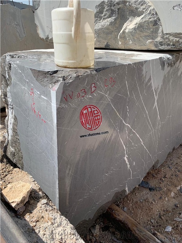 Bulgarian Pietra Grey Marble Blocks,Iran Quarry Stone