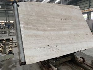 Classic White Travertine Chipped Mosaic Wall Tile