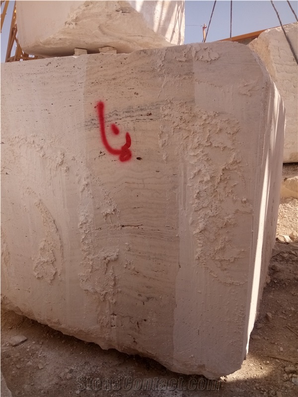 Classic White Travertine Chipped Mosaic Wall Tile