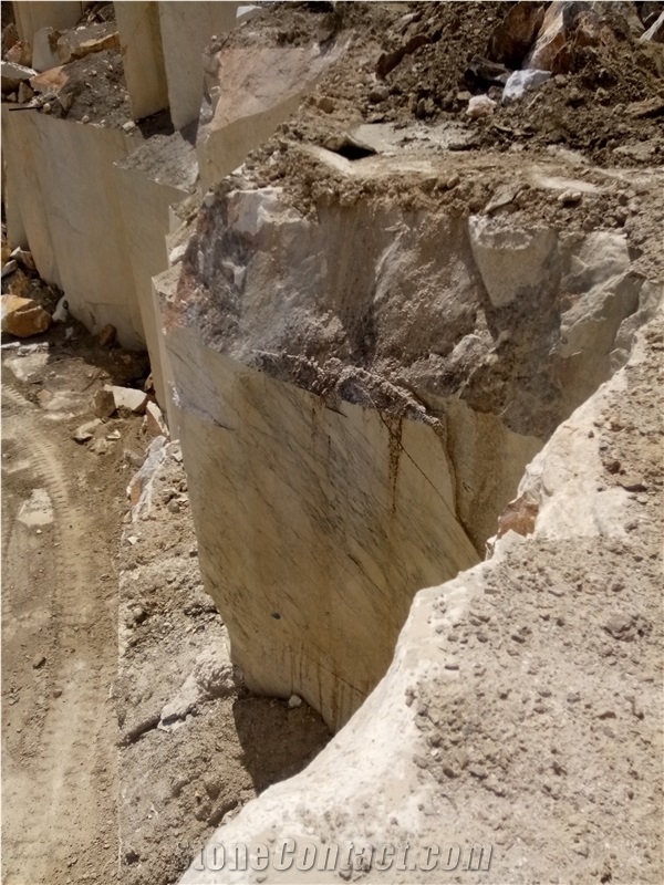 Iran Milas White Marble Blocks