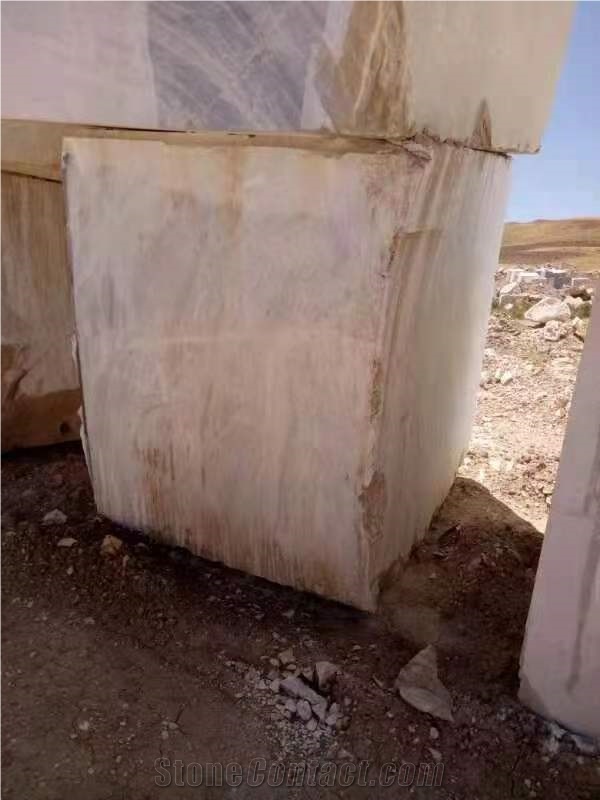 Iran Volocas White Marble Blocks