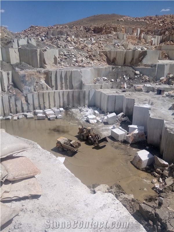 Iran Volocas White Marble Blocks