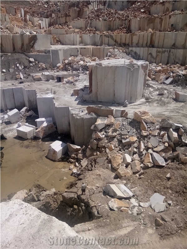 Iran Volocas White Marble Blocks