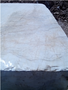 Iran White Persian Volakas Marble Blocks