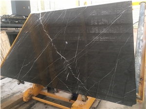 New Arrival Pietra Grey Marble Slab Block Vein Cut