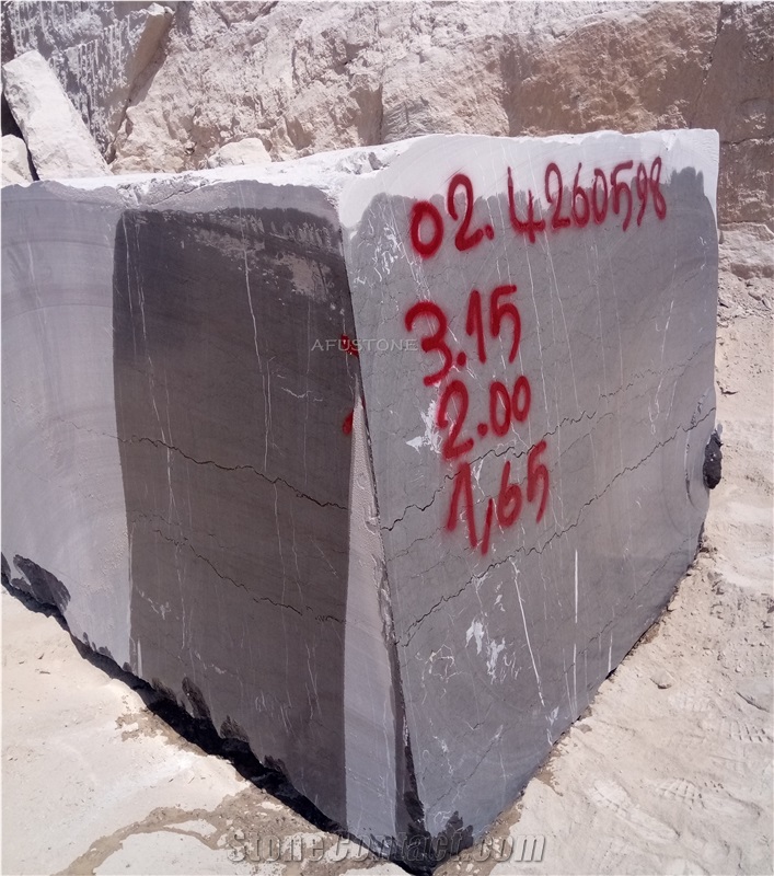 New Arrival Quarry Pietra Grey Marquina Marble Blocks