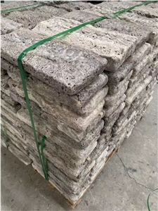Persian Silver Travertine Tumbled Cube Stone,Cobble Sets,Floor Bricks