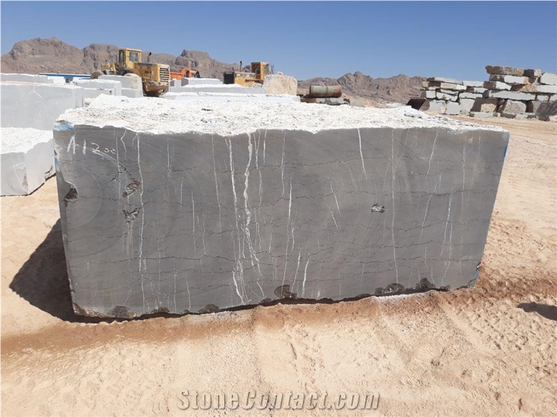 Pietra Grey Marble Blocks from Iran Afu Stone