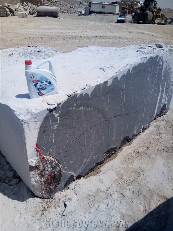 Pietra Grey Marble Blocks from Iran Afu Stone