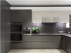Pietra Grey Marble Kitchen Countertop,Work Top