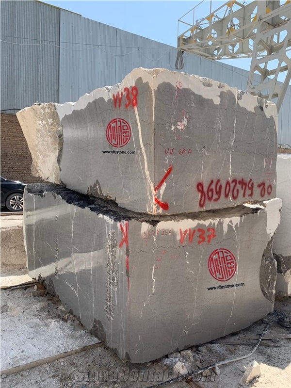 Pietra Shakespeare Grey Marble Blocks,Iran Quarry
