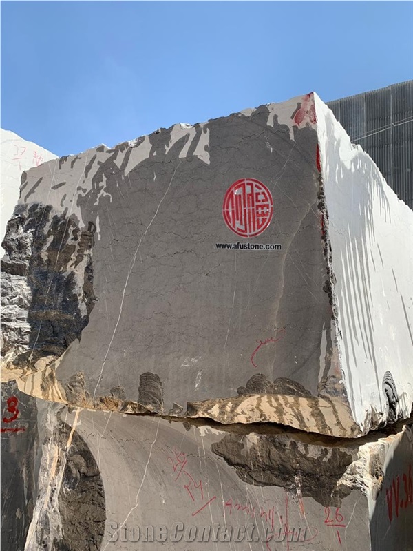 Pietra Shakespeare Grey Marble Blocks,Iran Quarry