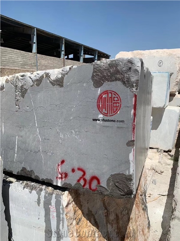 Pietra Shakespeare Grey Marble Blocks,Iran Quarry
