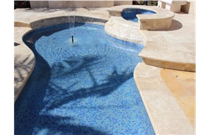 Royal Cream Travertine Swimming Pool Coping Floor Pavers