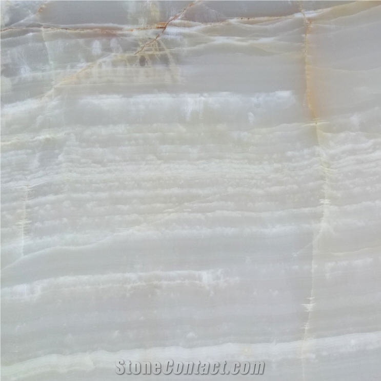 Tf Snow White Onyx Slab, Iran Alabaster Stone