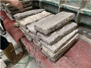 Tumbled Persian Silver Travertine Cube Stone,Floor Brick