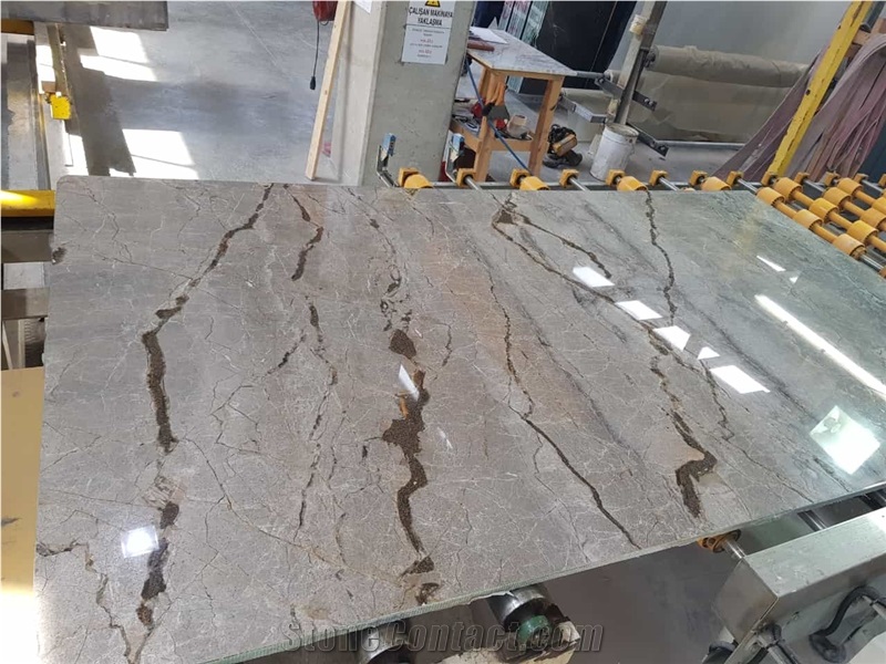 Astana Silver Marble Slabs