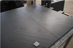 California Black Slate Tiles for Wall Application