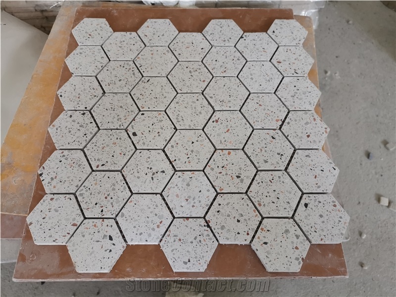 Colours Terrazzo Hexagon Mosaic