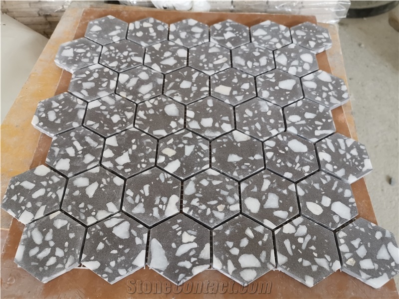 Colours Terrazzo Hexagon Mosaic