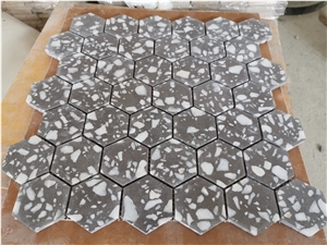 Colours Terrazzo Hexagon Mosaic
