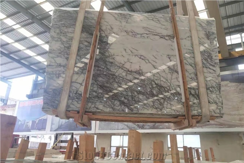 Milas New York White Marble Slabs for Countertop