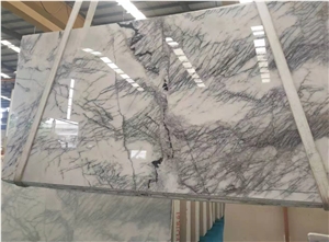 Milas New York White Marble Slabs for Countertop