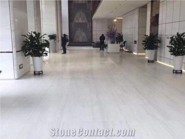 Star White Marble Slabs for Flooring Installation