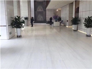 Star White Marble Slabs for Flooring Installation