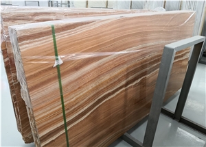 Yellow Wooden Veins Marble for Bathroom Tiles