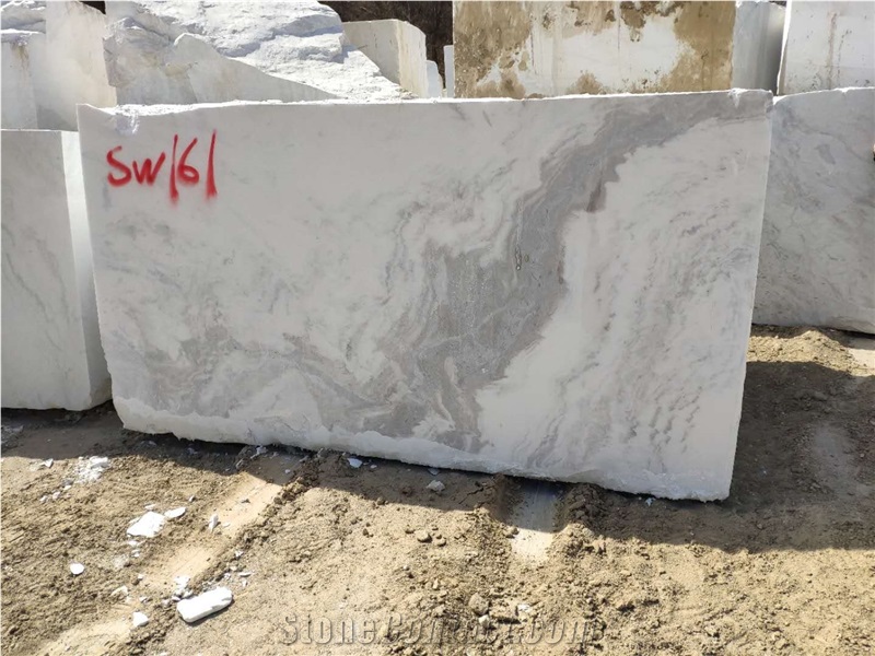 Own Quarry North Pearl White Marble Blocks
