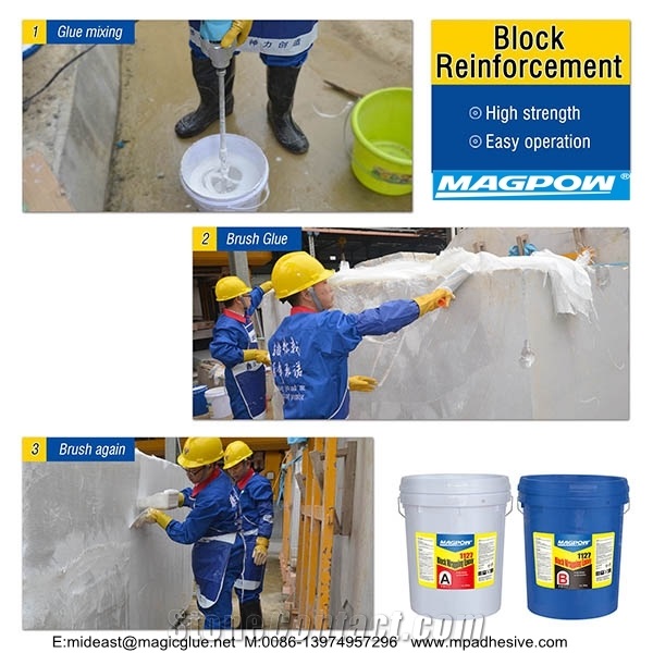 Block Epoxy for Protection and Reinforcement